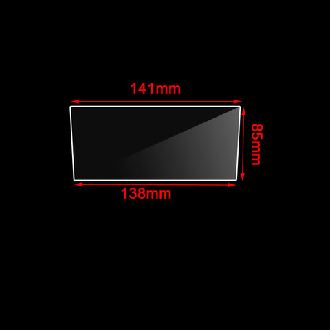 Film de protection d'écran en verre trempé | Pour Volkswagen, 141x138*85mm, autoradio 6.5 pouces, gps, Navigation, DVD, autoradio ► Photo 1/2