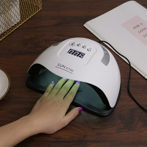 SUN X7 MAX – lampe UV à 57 led, haute puissance 114W, sèche-vernis à ongles Gel à durcissement rapide, avec 4 réglages de minuterie, capteur intelligent, outil d'onglerie ► Photo 1/6