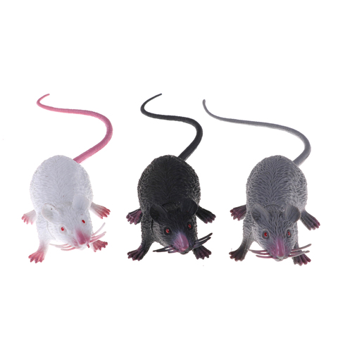 Nouveau modèle de souris en forme de petit Rat, 22cm, accessoire pour cadeau d'halloween décoration de fête, jouets pratiques, blagues pratiques, drôles ► Photo 1/6