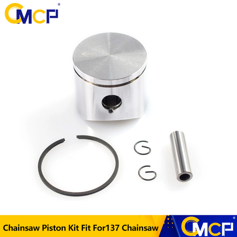 Kit de pistons pour scie à chaîne, 38mm, avec bagues de Piston, Kit de pièces de rechange pour tronçonneuse 137 ► Photo 1/5