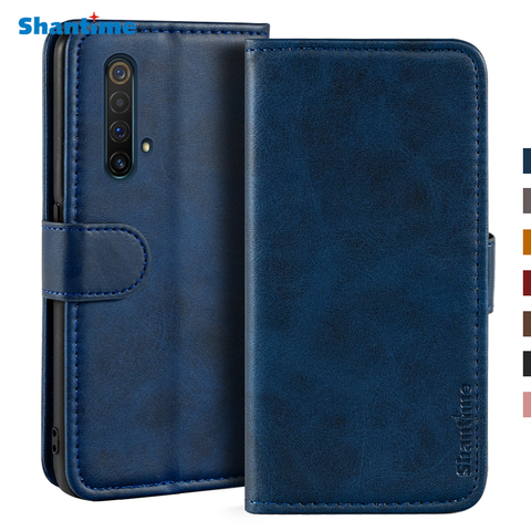 Coque en cuir pour OPPO Realme X50 5G, étui portefeuille magnétique pour OPPO Realme X50M X50t X3 Super Zoom ► Photo 1/6