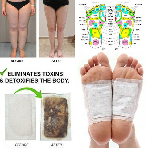 20 pièces/lot DEDOMON Detox pied Patch bambou tampons patchs avec outil de soin des pieds adhérent améliorer le sommeil minceur pied autocollant ► Photo 1/6