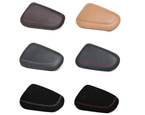 Coussin de jambe en cuir pour BMW, Mercedes, Audi, Volkswagen, Ford Focus, Renault, 2 pièces, accessoires de voiture ► Photo 1/5