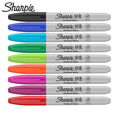 American Sharpie – stylos marqueurs de peinture à l'huile, colorés et dorés, imperméables ► Photo 1/6