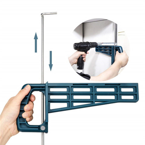 Ascdas – glissière de tiroir magnétique universelle, outil de montage pour tiroir d'armoire, pour le travail du bois ► Photo 1/6