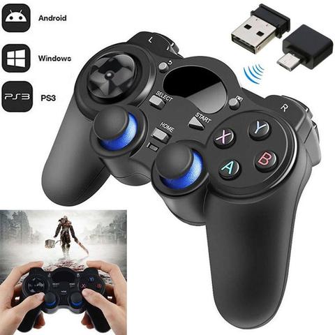 2.4G contrôleur sans fil manette pour Android tablette PC TV anti-dérapant jeu manette Toypad Smart ergonomique cadeaux ► Photo 1/6