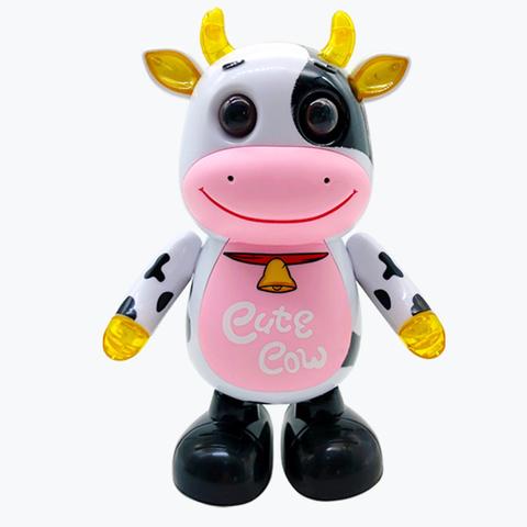 Jouet en forme de vache pour bébé, modèle de vache électrique, chant, danse, mignon, avec musique légère, interactif, éducatif ► Photo 1/6