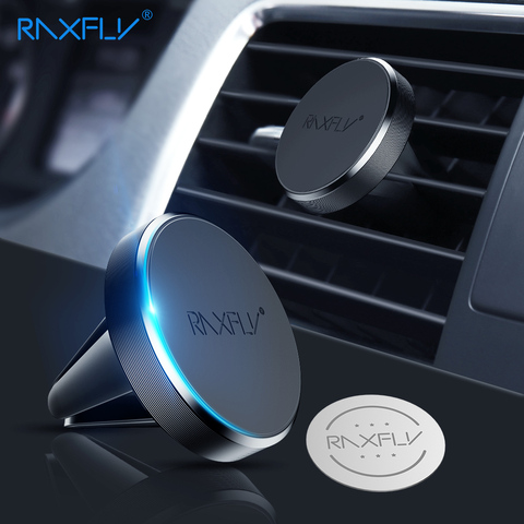 RAXFLY support de téléphone magnétique voiture pour Redmi 4X Note 5 Pro support de montage d'évent pour téléphone dans la voiture support magnétique pour iPhone X XS MAX ► Photo 1/6