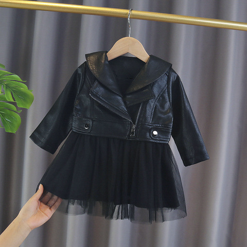 Nouveau-né bébé filles robe vêtements bébé veste robes pour filles à manches longues 1st anniversaire vêtements tenues enfant en bas âge fille vêtements ► Photo 1/6