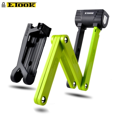 Etook vente chaude professionnel Anti-vol pliant pliable en acier serrure de vélo pour E vélo ► Photo 1/6