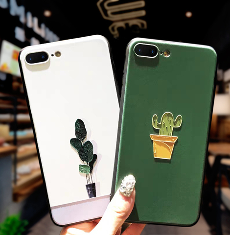 Coque Cactus gril pour iphone, étui pour iphone 11, 12 Pro, 11Pro, mini 7, 6s, 8, 6 Plus, XR, X, XS Max, 5, 5s, se 2022 ► Photo 1/6