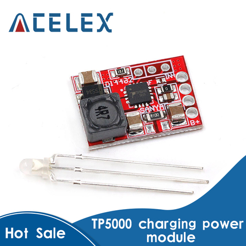 TP5000 4.2 v/3.6 v 1A Au Lithium Battery Charging Conseil Chargeur Module 4.2 v 3.6 v LiPo Li-ion De Fer phosphate Batterie LED Indicateur ► Photo 1/6