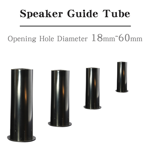 Hifibricolage Tube de guidage de haut-parleur en direct 2 3 4 5 6.5 8 pouces basse Subwoofer haut-parleur inversé Tube Port auxiliaire ABS trou ouvert 18 ~ 60mm ► Photo 1/6