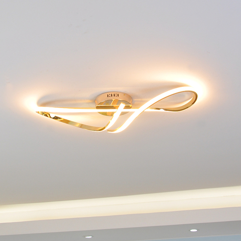 Plafonnier led suspendu au design moderne, éclairage d'intérieur, luminaire décoratif de plafond, idéal pour un salon, une chambre à coucher ou une cuisine ► Photo 1/6