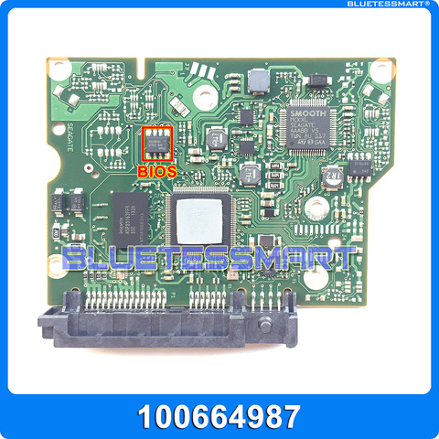 Pièces PCB carte logique pour disque dur, circuit imprimé 100664987 REV A B pour Seagate SATA 3.5, récupération de données, réparation de disque dur ► Photo 1/4