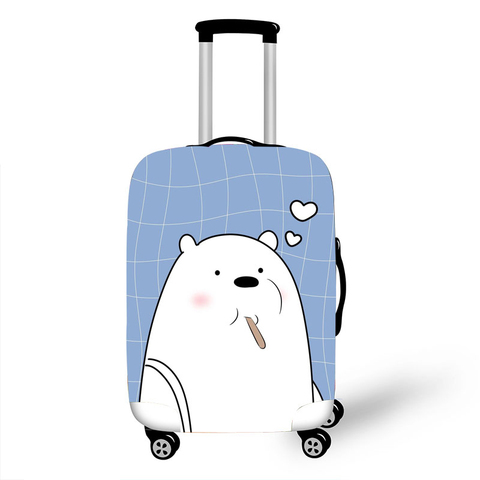 Housse de protection pour valise, étui élastique de 18 à 32 pouces, accessoires de voyage, trois ours, G1232 ► Photo 1/6