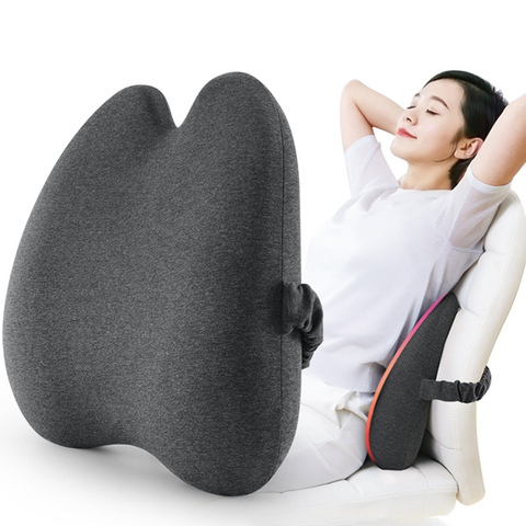 Coussin de soutien lombaire d'oreiller de taille de mousse de mémoire pour le dos oreiller orthopédique siège de voiture coussin de chaise de bureau Coccyx oreillers de Massage ► Photo 1/6