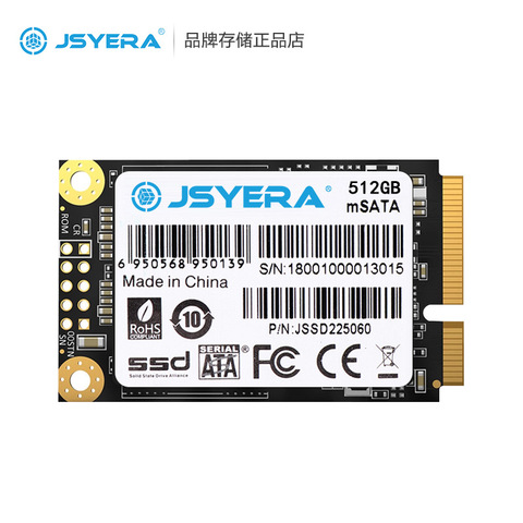 JSYERA mSATA 512 go de disque dur mini SATA 32 go 60 go 64 go 120G 128 go 240 go 256gb1TB disque SSD interne SSD MSATA3.0 ► Photo 1/6