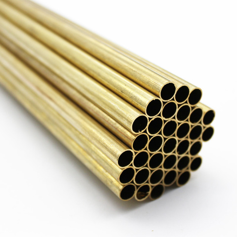 Tubes en laiton 2mm, 3mm, 4mm, 5mm, 6mm, 8mm 500mm long mur 0.5mm 5 pièces ► Photo 1/6