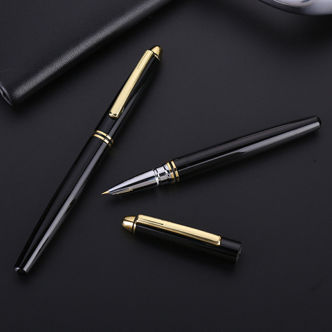 Guoyi – stylo à encre de luxe D668, stylo à signature, en métal, haut de gamme, cadeaux d'affaires, logo d'entreprise, personnalisation, 0.5mm ► Photo 1/6