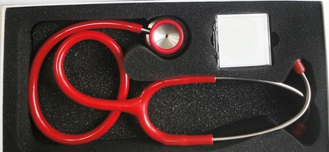 Stéthoscope double face en acier inoxydable, professionnel, multifonction, cœur fœtal ► Photo 1/6