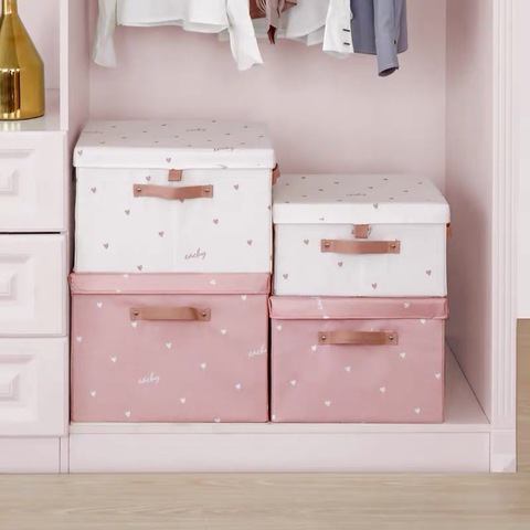 Boîte de rangement pour vêtements, couette avec couvercles, grande capacité, tissu pliant, organisateur de placard, livre de jouets, couverture, boîte de rangement ► Photo 1/6