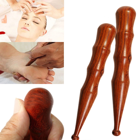 Bâton de Massage en bois, pour Point de déclenchement, pied, main, corps, physiothérapie, réflexologie, thérapie, outil de Spa ► Photo 1/4