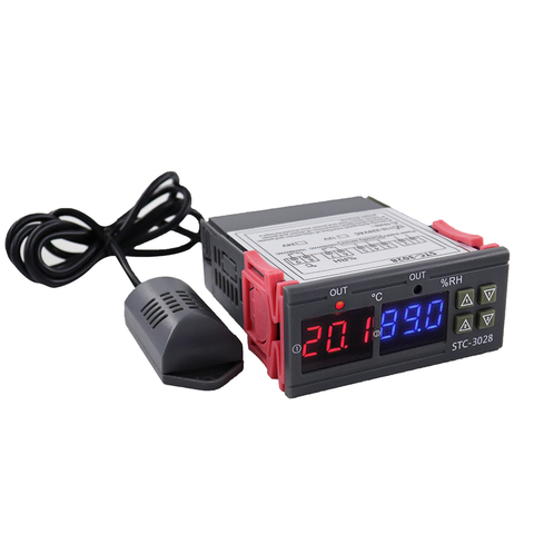 Thermostat numérique STC-3008, contrôleur de température et d'humidité, Thermostat, hygromètre, interrupteur de commande, STC-3028 ► Photo 1/6