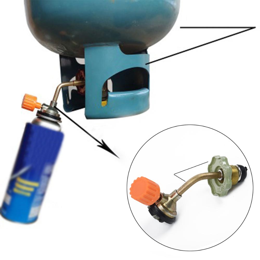 Haute qualité Butane gaz cylindre réservoir de carburant connecteur de remplissage adaptateur Valve sûre commutation charge gonflable vanne multi-outil ► Photo 1/6