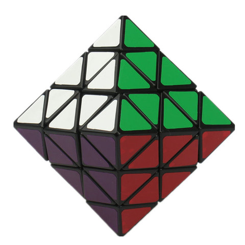 LanLan – Cube magique d'octaèdre 3x3, 8 axes, Puzzle noir, jouet éducatif spécial, cadeau pour enfants ► Photo 1/6