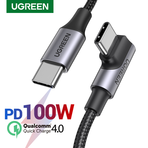 UGREEN PD 100W USB C vers USB C câble de charge pour Samsung S10 S20 MacBook Pro iPad 2022 chargeur rapide 4.0 PD cordon de charge rapide ► Photo 1/6