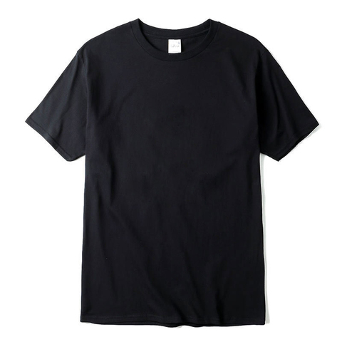 T-shirt de marque pour hommes, décontracté coton, col rond, couleur unie, de haute qualité, harajuku, 100% ► Photo 1/6