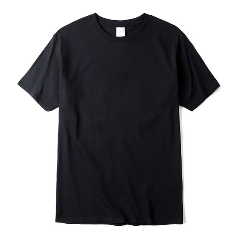 T-shirt de marque pour hommes, décontracté coton, col rond, couleur unie, de haute qualité, harajuku, 100% ► Photo 1/6