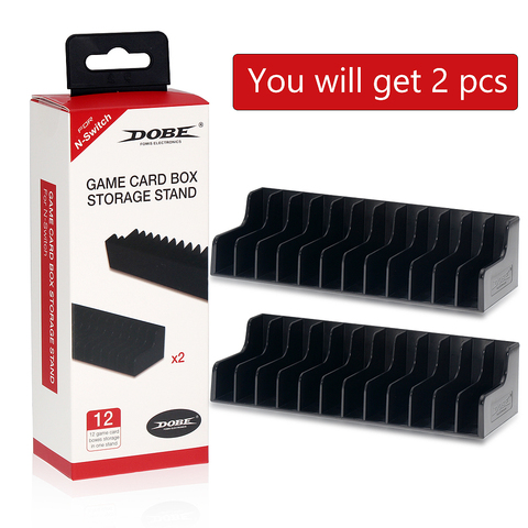 2 pièces/lot jeu carte boîte Support de rangement CD Support de disque pour Nintendo nintention Switch NS pour 24 pièces CD disques ou porte-cartes ► Photo 1/6