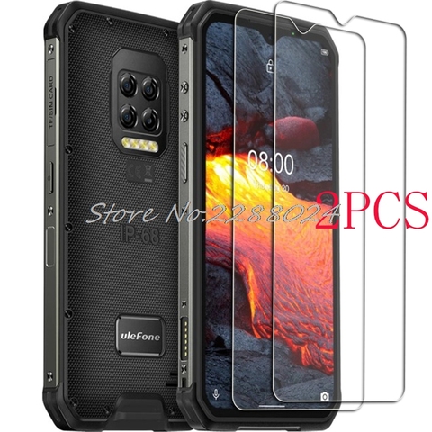 2 pièces pour Ulefone Armor 9 verre trempé de protection sur Ulefone Armor 9E 6.3 