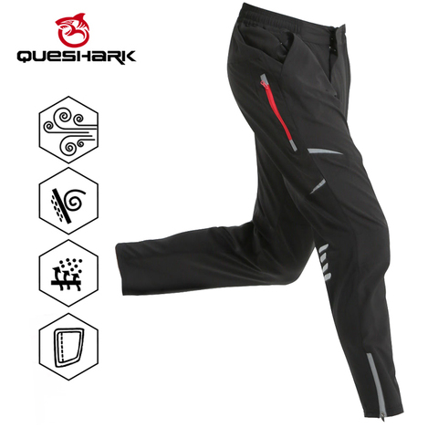 Queshark – pantalon de cyclisme à séchage rapide, pour vélo, vtt, avec bande réfléchissante, vêtements d'équitation et de pêche ► Photo 1/6