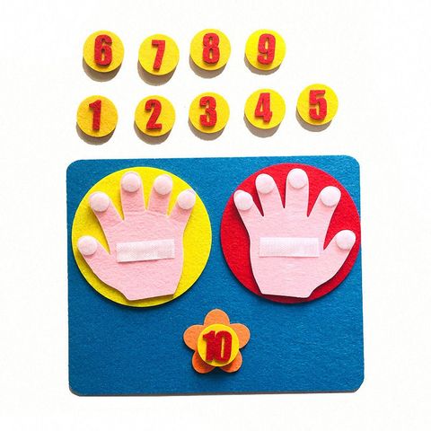 Enfants Montessori jouets matériaux bricolage Non-tissé maths jouets numéros comptage jouet éducatif apprentissage jouets pour enfants aides pédagogiques ► Photo 1/6