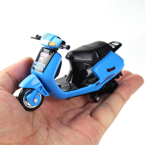 Mini modèle de moto moulé 1:18, poche portable, jouet de Collection de Simulation de véhicule tout-terrain VTT pour enfants ► Photo 1/6