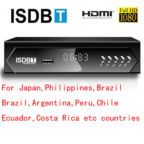 Récepteur tv HD FTA isdb t | Récepteur de télévision terrestre pour brésil, argentine, chili, Venezuela, Costa Rica, Philippines ► Photo 1/6