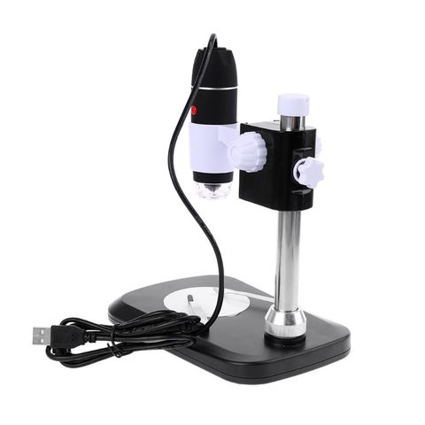 1600X8 LED Microscope numérique USB Endoscope caméra loupe électronique monoculaire Microscope avec support ► Photo 1/6