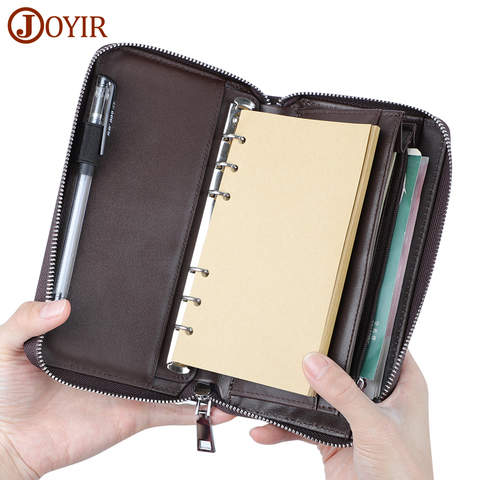 JOYIR – portefeuille en cuir véritable pour hommes, pochette pour hommes d'affaires, carnet de poche, Long porte-cartes, grande capacité, RFID ► Photo 1/1