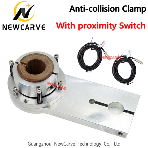 NEWCARVE – pince Anti-collision 32mm, avec 2 interrupteurs de proximité pour portique et découpe de bureau, Machine CNC de découpe à flamme Plasma ► Photo 1/3