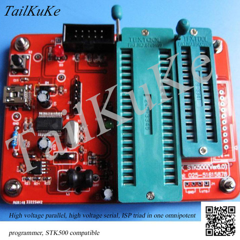 Programmeur parallèle haute tension AVR, Compatible série haute tension stk500, récupération de fusible USB fai ► Photo 1/2