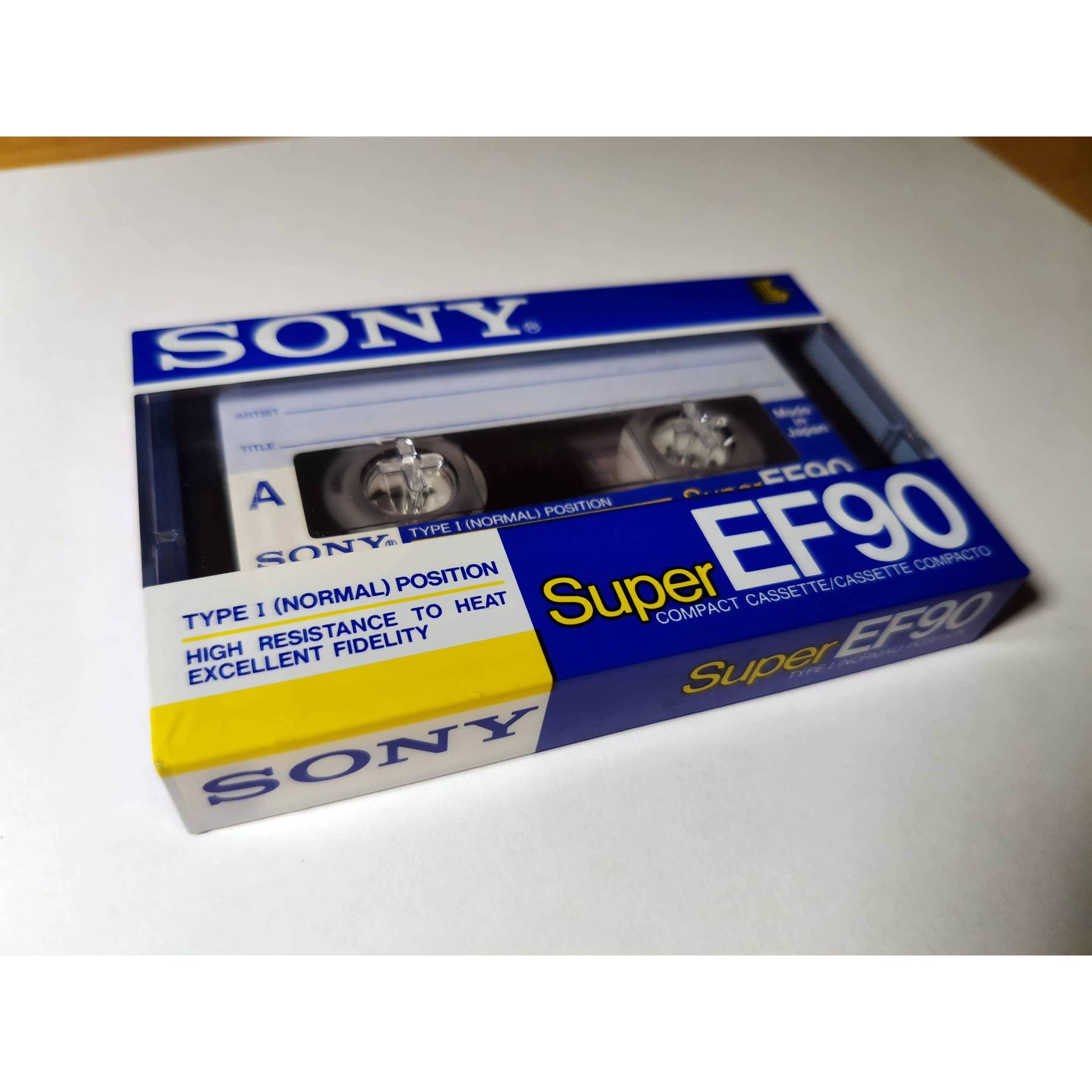 Cassette compacte Sony super EF 90 - Historique des prix et avis, Vendeur  AliExpress - Clean Cassettes And Tapes Store