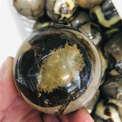 Septum de sphère septique naturelle, pierre de Dragon naturelle, fossile boule de cristal guérison, livraison gratuite ► Photo 1/6