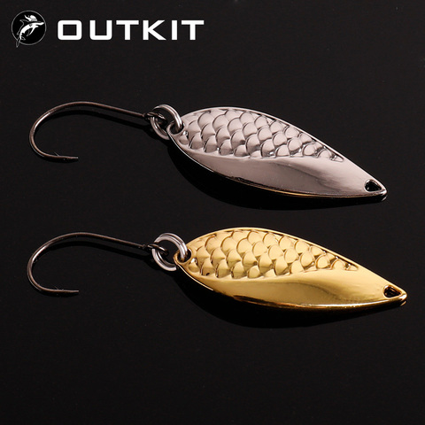 Pêche DD Spinner cuillère appât Jigbait2.5/3.5/5g or argent leurre cuillère dur appât Sequin bruit Paillette métal appâts Pesca ► Photo 1/6