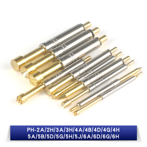 20 pièces testant les sondes de Contact broche PH-2A/2H/3A/3H/4A/4B/4D/4G/4H/6A/6D/6G 5A sonde d'essai à ressort rétractable Pogo broche ► Photo 1/6