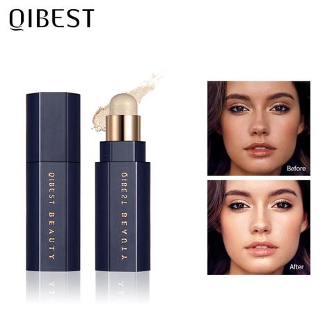 QIBEST – bâton de surligneur 4 couleurs, correcteur de maquillage, correcteur de Contour, bronzant, illuminateur de visage, cosmétique ► Photo 1/6