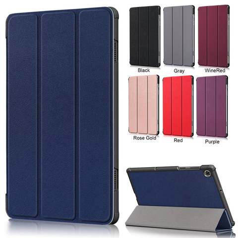 Pour Lenovo Tab M10 FHD Plus TB-X606F X606X 2022 10.3 Smart Cover Funda pour Lenovo Tab M10 X505F X605 10.1 