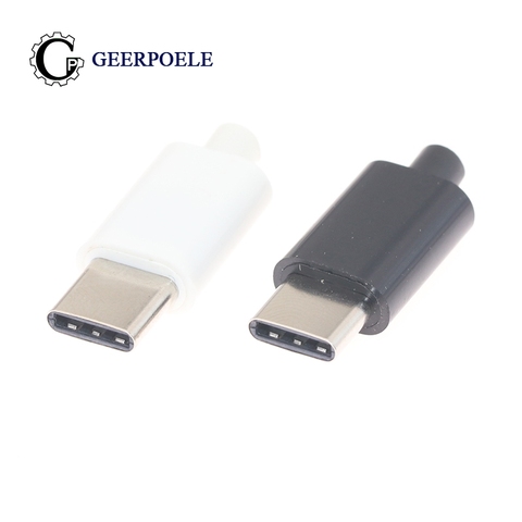 Connecteurs USB Mirco de Type C, pour Jack mâle, bornes électriques, connecteur pour boîtier de téléphone, 10 pièces/lot ► Photo 1/5